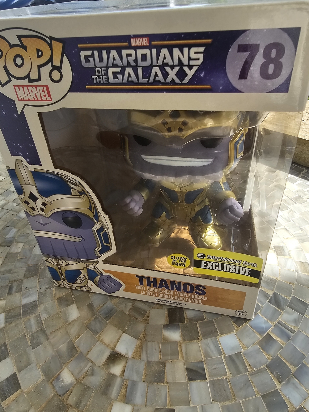 Marvel Thanos Funko Pop! Exclusive Glow In The Dark Edition